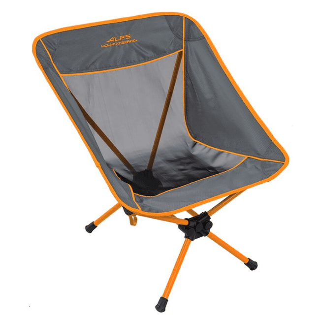 ALPS Mountaineering Simmer Camping Chair, One Size, Citrus/Charcoal